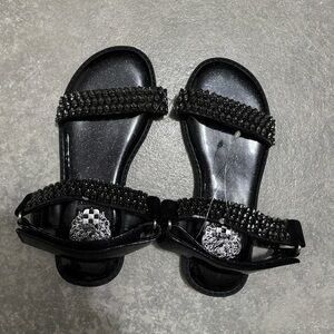 Vince Camuto Black Sandals Girl’s size 12